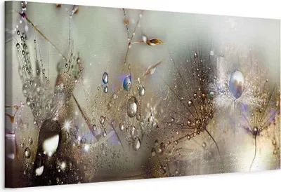 Produktbild von Vlies Leinwandbild - Nature Sounds 120x40 cm Blumen b-C-0169-b-c