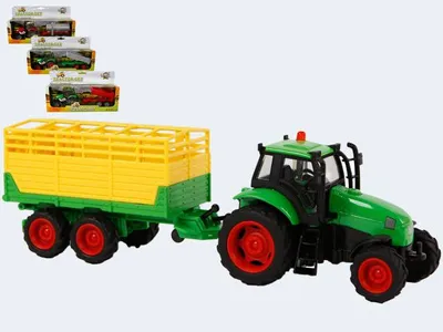 Produktbild von Traktor/Hänger Licht/Ton 1:32 4f srt.