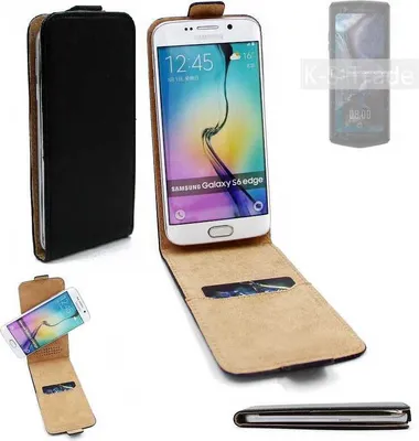 Produktbild von K-S-Trade® Schutzhülle Handyhülle kompatibel mit Cubot Pocket 3 Flipstyle  360° Smartphone Tasche, schwarz, Case Flip cover