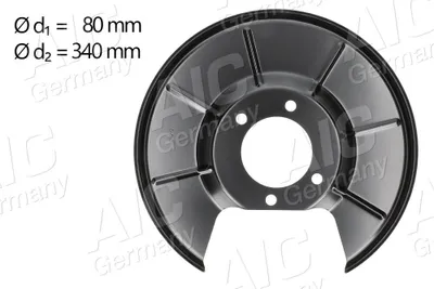 Produktbild von AIC Spritzblech Bremsscheibe für FORD MONDEO IV Turnier (BA7) Hinten Links 56326 Ankerblech