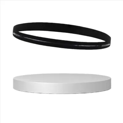 Productafbeelding van INF Siliconen sportieve zweetband - Hoge elasticiteit, vochtafvoerend, zwart