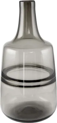 Zdjęcie produktu dla Wazon Kaheku Zenika butelka szary, średnica 16 cm, wysokość 32 cm 1186001905