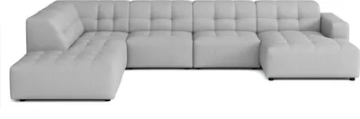 Produktbild von Emoebel24 Ecksofa U-form Links  364x262x70 cm modular Sofa Bergi grau