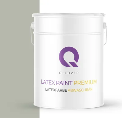 Produktbild von Latexfarbe Abwaschbar | Khaki 10 L | Innenfarbe | Wandfarbe | Deckenfarbe | Klasse 2 Mattfarbe Für Allergiker Scheuerfest Geruchlos Frei