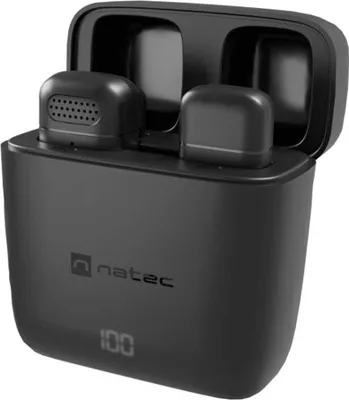 Image de Natec NATEC Hopper Noir Microphone Lavalier/Lapel