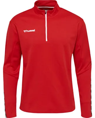 Productafbeelding van Hummel Authentic sweatshirt, rood, maat 116 cm, jongens/meisjes