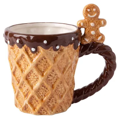 Produktbild von Clayre & Eef Tasse Braun Keramik