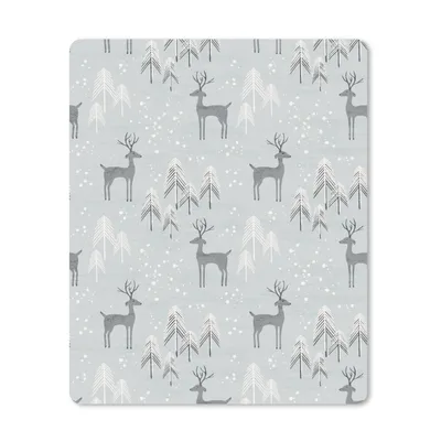 Produktbild von MuchoWow® Mauspad Mousepad Muster - Hirsche - Winter 30x40 cm - Mousepads - Maus Mat - Pad - Mausunterlage - Mausmatten