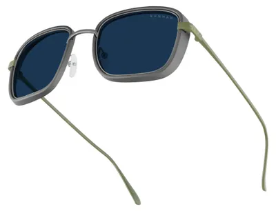 Produktbild von GUNNAR Gaming- und Computerbrillen - Fallout Vault 33 - Rahmenfarbe: Gunmetal-Olive, Linsentnung: Sun (Blockiert 65% des blauen Lichts & 100% UV-Licht) - Blaulichtblockierende Brillen