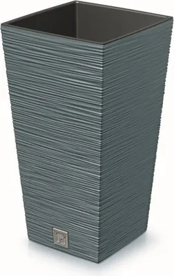Produktbild von Skandinavischer Blauer Blumentopf Mit Furu Square Einsatz Dfsh200-5415C
