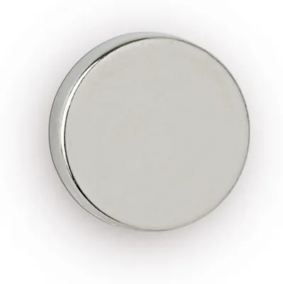Image de MAUL Aimant rond 10 pièces 2,5 kg Acier Métal Néodyme magnétique Ø 1,2 x 0,3 cm argenté