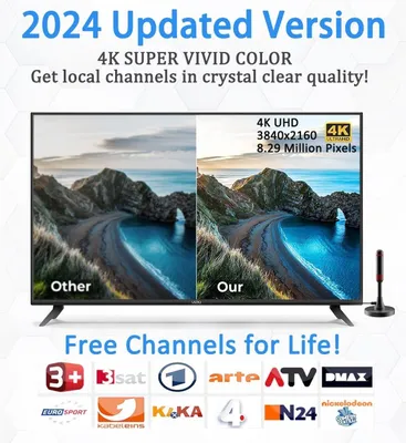 Produktbild von DVB-T2 Receiver mit Antenne DAB Stabantenne Zimmerantenne Verstärker 30dbi 1080P Größe 13 cm Kabellänge 5m Saugnapfgröße 63 x 14 mm und HD TV-Signal