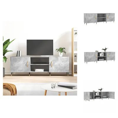 Produktbild von vidaXL TV-Schrank Betongrau 150x30x50 cm Holzwerkstoff -  TV-Möbel