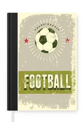 Obrázek produktu pro MuchoWow Zápisník Diář Rozpočet A5 Citáty - Fotbal - Mistrovství - Fotbal - Sport