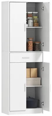 Produktbild von HOMCOM Küchenschrank Buffetschrank mit Verstellbaren Einlegeböden, Schublade