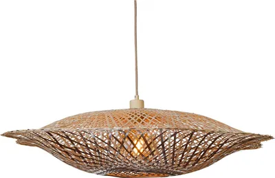 Produktbild von GOOD&MOJO - Hängeleuchte Madura - Natürlich - 225x87x22cm Hängelampe - Esstischlampe - Wohnzimmerlampe - Schlafzimmerlampe - Wohnzimmer