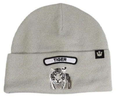 Zdjęcie produktu dla Czapka zimowa wełniana Goorin Bros. Soft Rock Tiger Beanie Silver - 107-1798-SIL