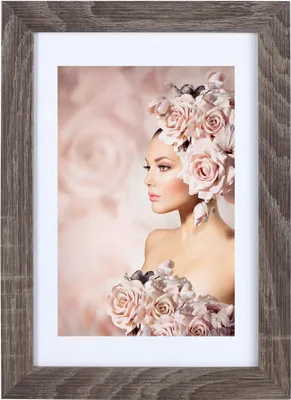 Produktbild von Bilderrahmen Holz Rahmen Plexi Acryl Collage Wanddeko Poster quadratisch S215 - Farbe: Eiche Hell | Format: 21x29,7 A4
