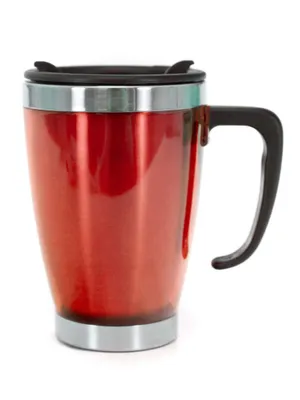 Produktbild von Reisebecher Thermosbecher Isolierbecher Edelstahl350 ml Akcent - rot