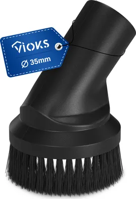 Produktbild von Saugbürste Saugpinsel für 35mm Rohr-Ø Möbeldüse schwarz für Staubsauger