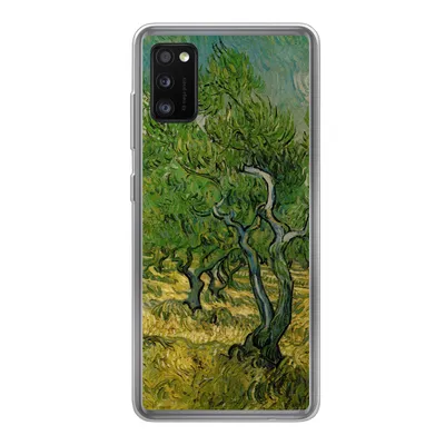 Produktbild von MuchoWow® Handyhülle Schutzhülle Hülle für Samsung Galaxy A41 Olivenhain - Vincent van Gogh Silikon Softcase Handy Hülle - Mobiltelefon