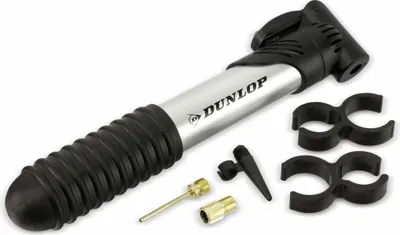 Produktbild von DUNLOP Mini Fahrrad und Ball Luftpumpe mit 3 Adaptern