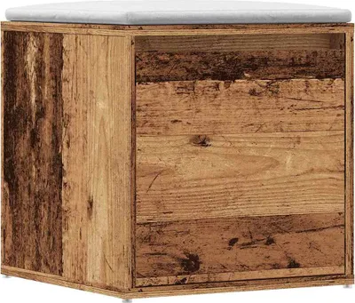 Produktbild von "2026 Promotion" Mehrzweckschrank, Flurschrank Schubladenbox Altholz 40,5x40x40 cm Holzwerkstoff - Kommoden CC31766