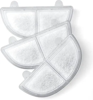 Produktbild von HomeRunPet Trinkbrunnen Filter, 3 STK. Ersatzfilter für Trinkbrunnen für Katzen und Hunde, Weiss