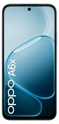 Produktbild von OPPO A6x, 17,1 cm (6.75"), 4 GB, 128 GB, 13 MP, Android 15, Blau