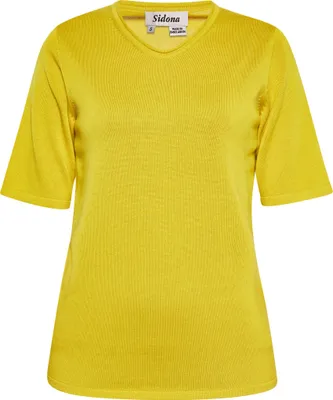 Image de Pull SIDONA pour femmes - jaune citron, XXL