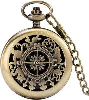 Image de Petite boussole en bronze pour les activités de plein air