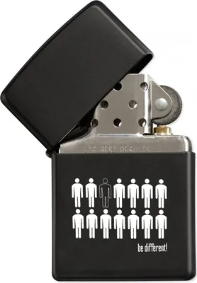 Produktbild von Be different - Benzinfeuerzeug
