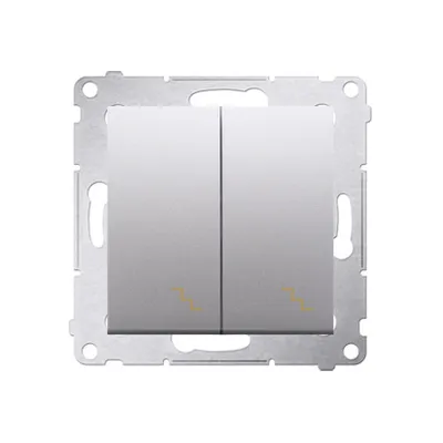 Immagine prodotto di Interruttore Simon 54 premium n. 6+6 (5B) modulo retroilluminazione LED argento