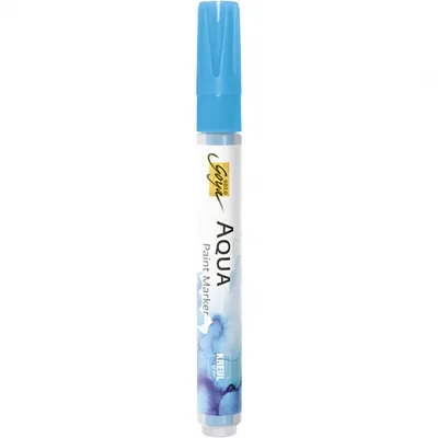 Obrázek produktu pro KREUL 18105, Azurová, Azurová, Střední, Štětičkový hrot, Kulatý, Chlapec/děvče