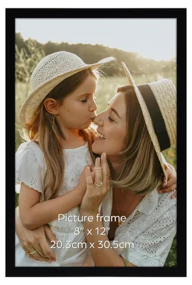 Image de Cadre photo Ditwis, format 20x30 cm, couleur noire, pour photos et images de 30x20 cm