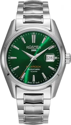 Produktbild von Herrenuhr ROAMER 210665 41 75 20, klassisch grün fürs Schwimmen.