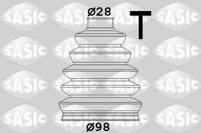 Produktbild von SASIC Faltenbalgsatz Antriebswelle Radseitig für VW Golf VII Schrägheck (5G1, BQ1, BE1, BE2) 1906028