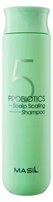Imagen del producto de MASIL - Champú exfoliante para el cuero cabelludo con 5 probióticos - Champú purificante con probióticos - 300 ml