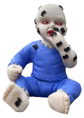 Produktbild von Halloween-Geisterbaby-Statue, gruselige Zombie-Babypuppenfigur, Skulptur, Dekoration für Partys und Schreibtische, Ornament