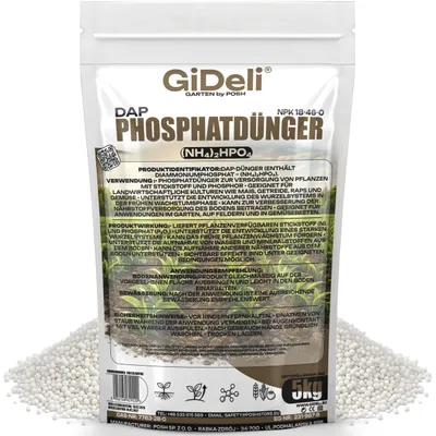 Produktbild von DAP 5kg Phosphatdünger Mais Getreide Granulat NPK 18-46 Wurzeln Löslich GiDeli