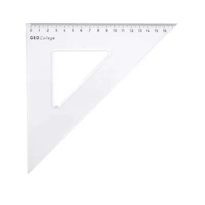 Productafbeelding van Tekendriehoek Aristo 25cm 45° GeoCollege