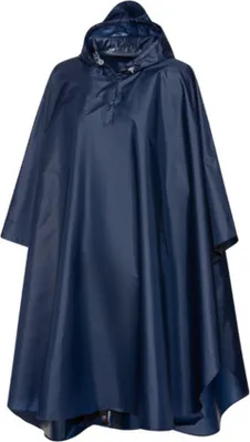Produktbild von Rocktrail Uni Regencape One Size Winddicht wasserdicht Wasserabweisend Kapuze Blau