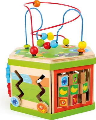 Produktbild von Small Foot Motorikwürfel Tier-Safari 4244 Mehrfarbig Lernspielzeug