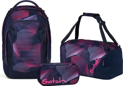 Produktbild von Satch, Schulrucksack-Set MATCH PLUS Seismic Pink 3-teilig, 5. Klasse