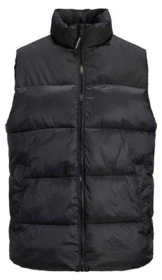 Produktbild von Jack And Jones - "Jjetoby" Weste für Herren, Stehkragen PP11885 (M) (Schwarz)