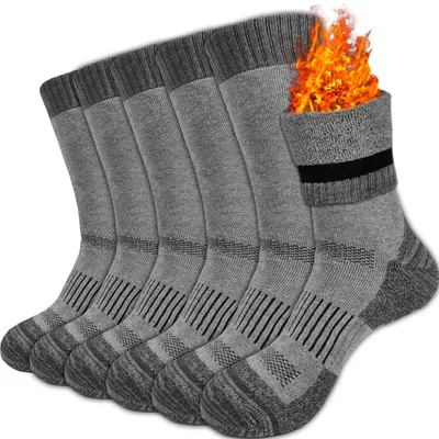Produktbild von Thermosocken Arbeitssocken Wandersocken - 6 Paar - Herren