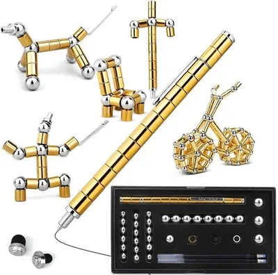 Obrázok produktu pre Magnetické fidget pero, multifunkčné, na odbúravanie stresu, písacie potreby