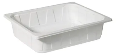 Produktbild von 96x DUNIFORM PP-Schale 1/2 GN 325 x 265 x 80 mm Weiß ungeteilt