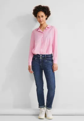 Produktbild von Street One Regular Fit Jeans für Damen in unifarben uni O24-0035931