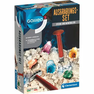 Produktbild von Clementoni Galileo Ausgrabungsset Steine und Mineralien